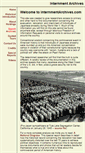 Mobile Screenshot of internmentarchives.com